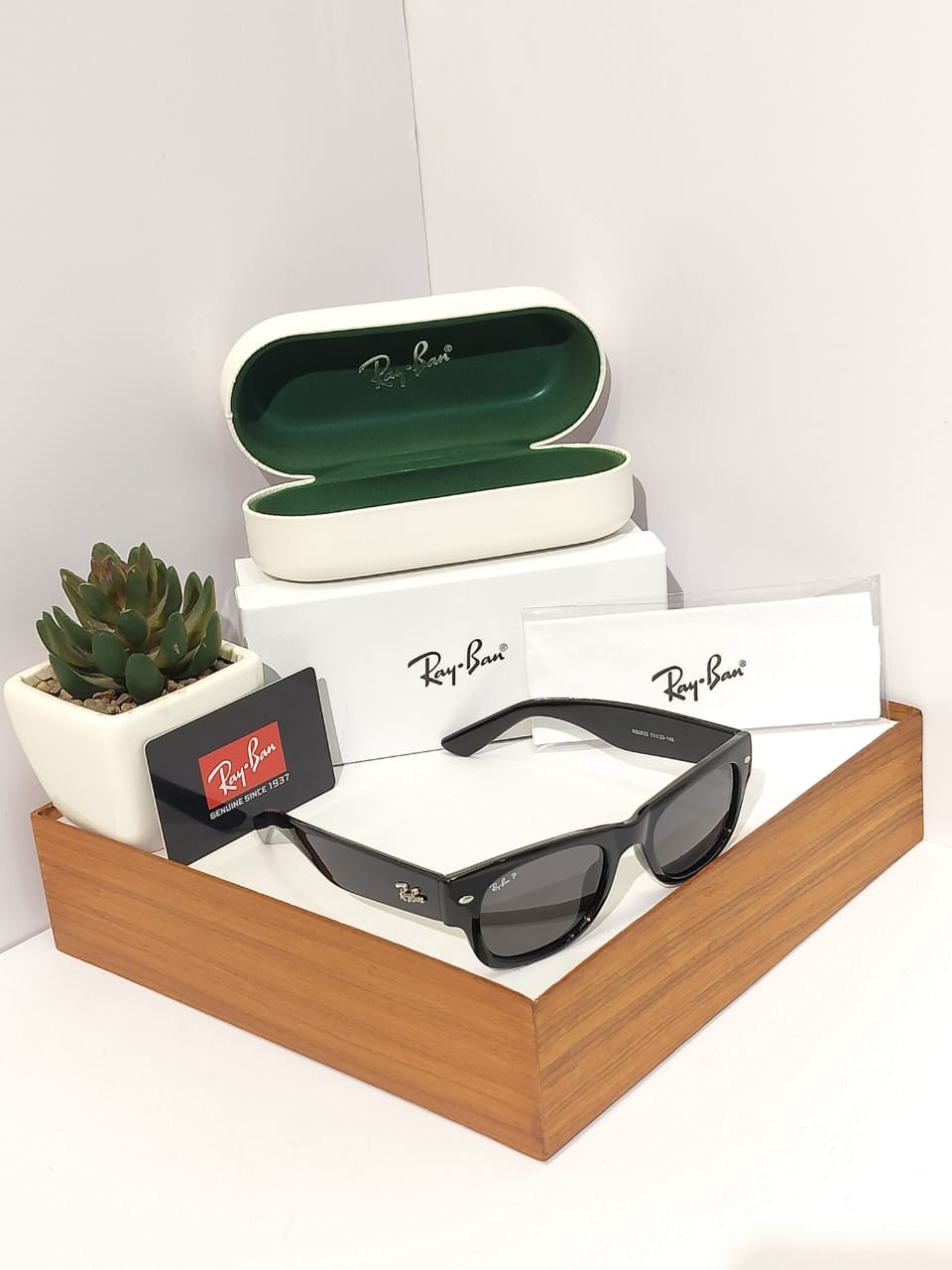 Bold Chunky Square Sunglasses - Thick Black Acetate Statement Shades