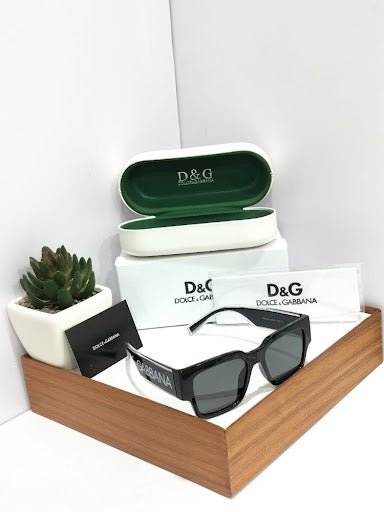 Chunky Square Sunglasses with Wide Block Letter Temples - Bold Retro Shades - Hypeculture