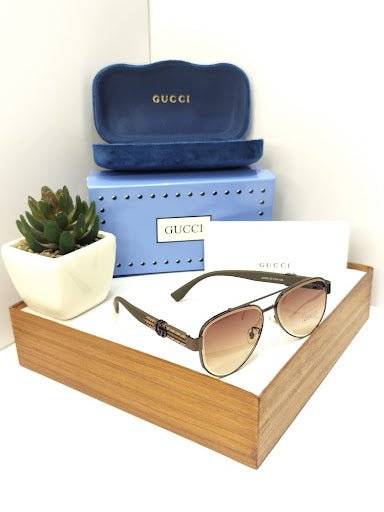 Classic Tear-Drop Aviator Sunglasses with Double Bridge - Metal Frame Sport Shades (24023) - Hypeculture