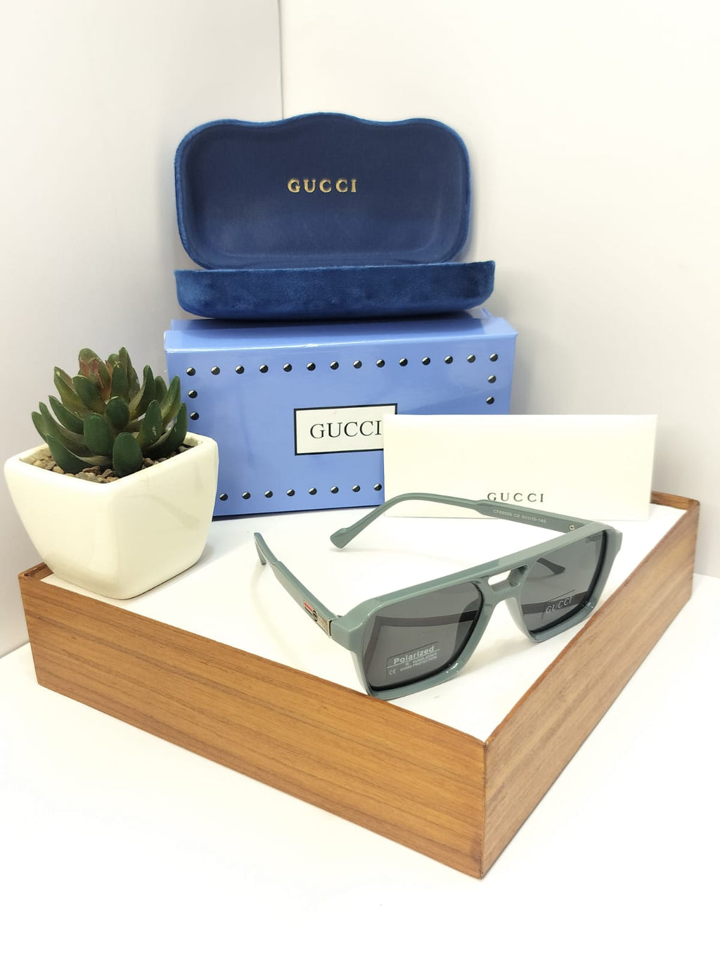 Square Aviator Sunglasses with Double Bridge - Retro Navigator Shades (TG4851) - Hypeculture