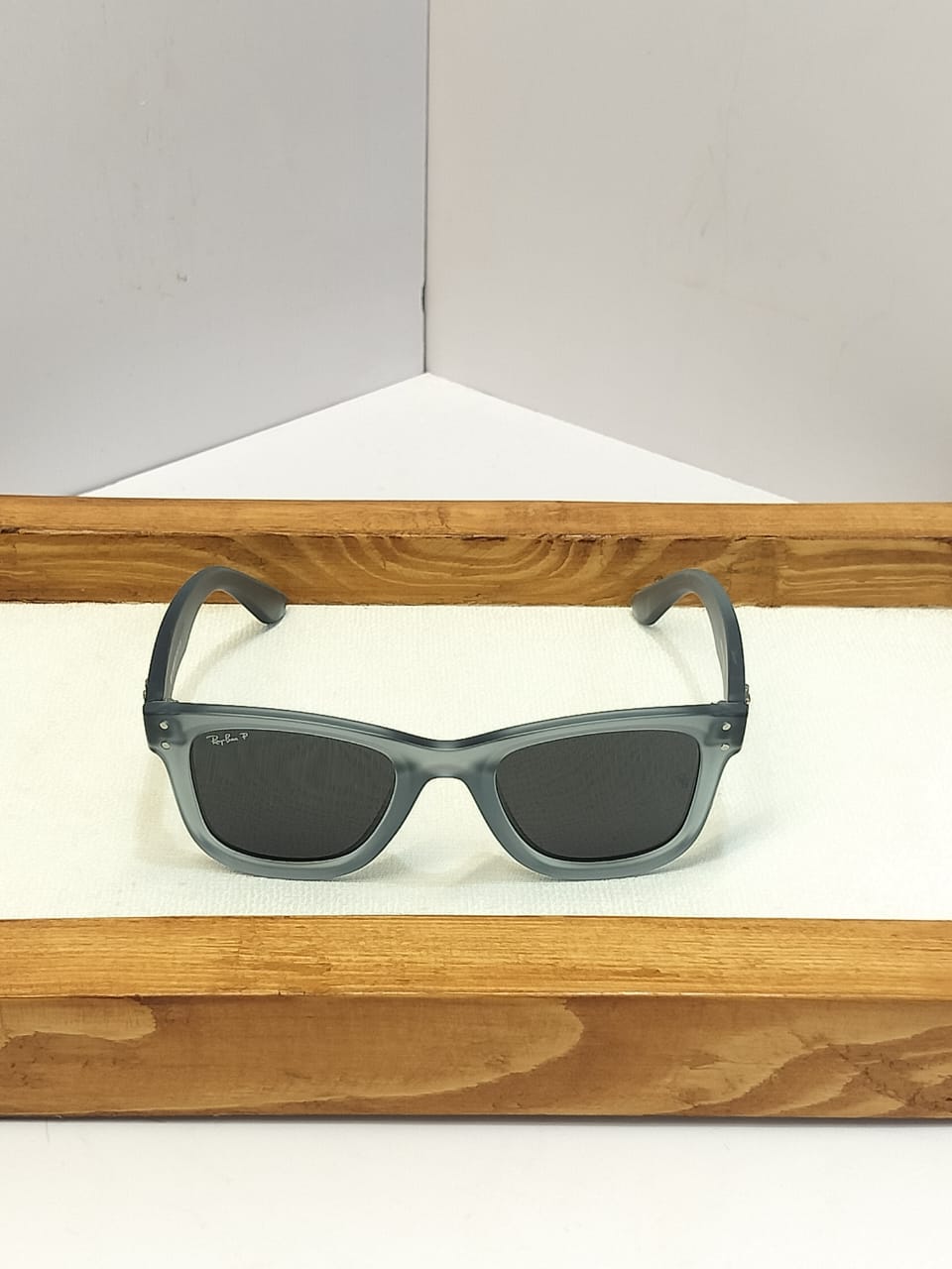 Translucent Square Wayfarer Sunglasses - Crystal Amber Retro Shades - HypeCulture
