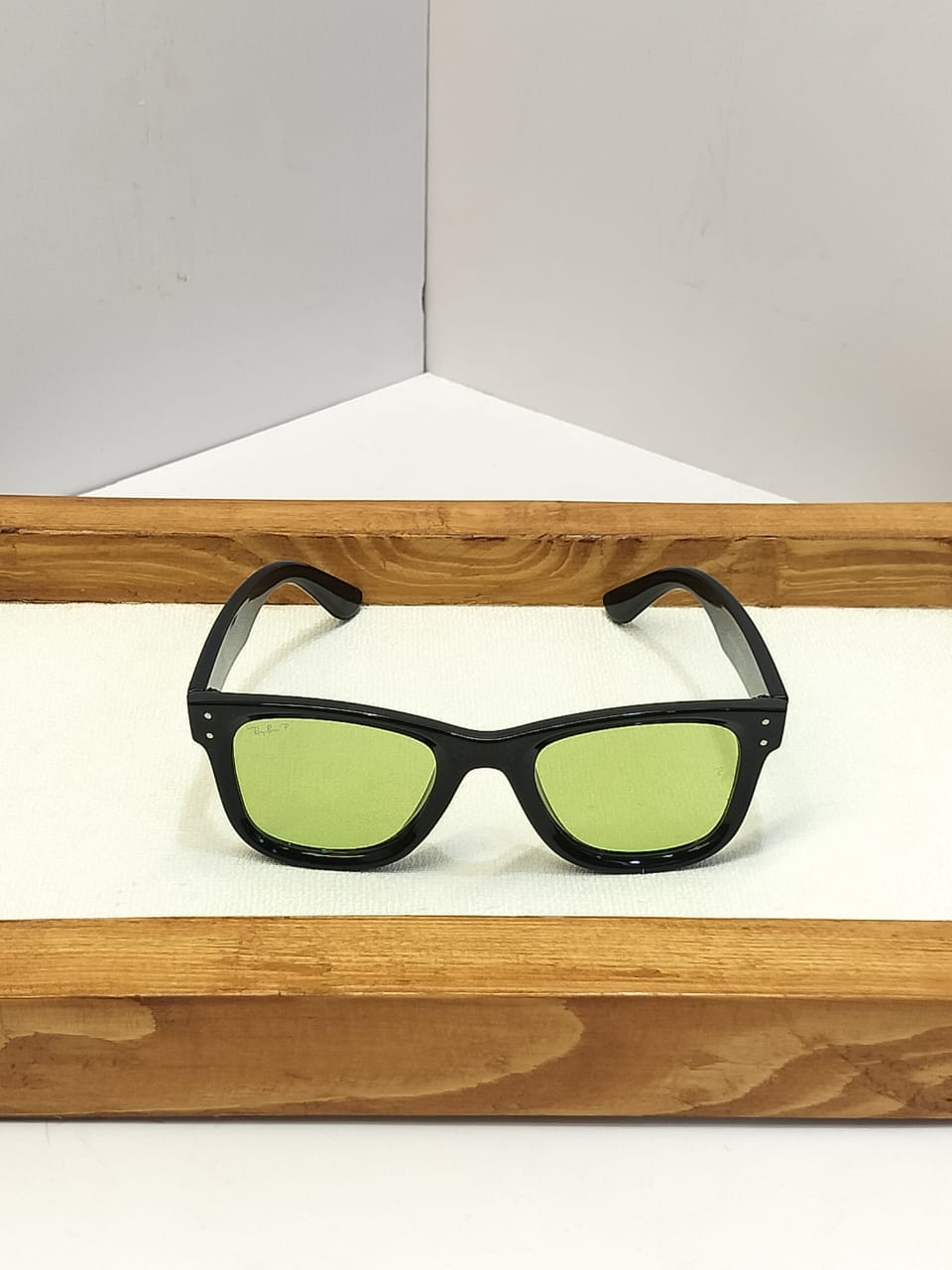 Translucent Square Wayfarer Sunglasses - Crystal Amber Retro Shades - HypeCulture